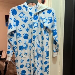Blue and White Kids Pajamas